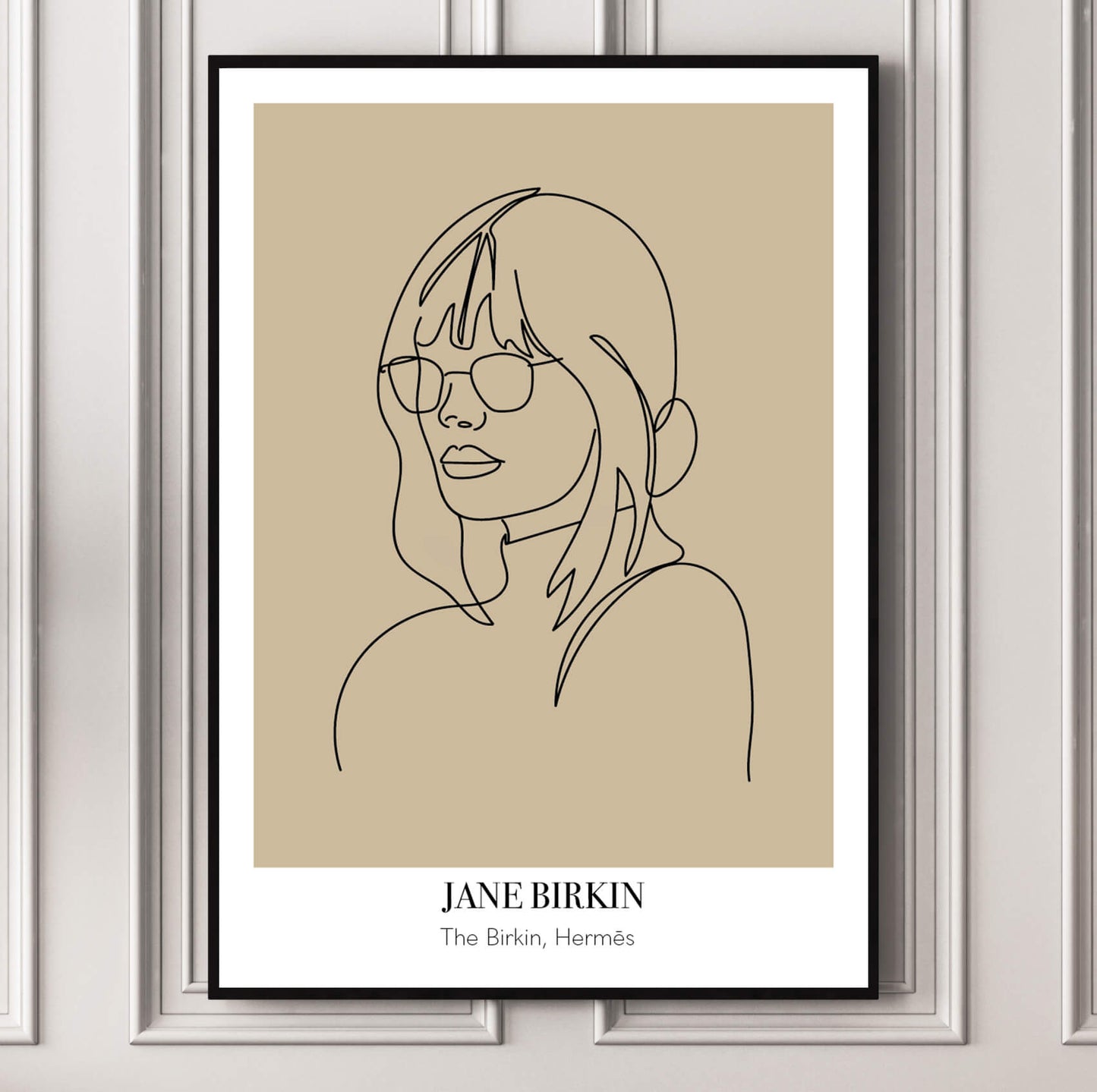 LINE ART: ICONIC SERIES - JANE BIRKIN - Velverie